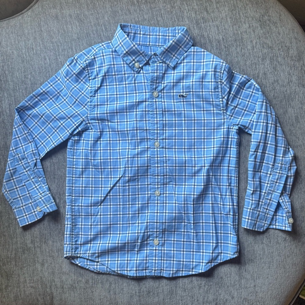 Vineyard Vines Boys Plaid Performance Shirt - 4T